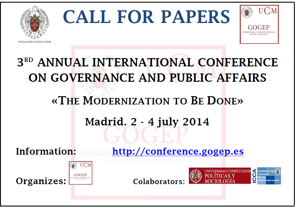 3rd Annual International Conference on Governance and Public Affairs